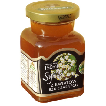 BRUSPOL SYROP Z KWIATÓW BZU CZARNEGO 150 ml